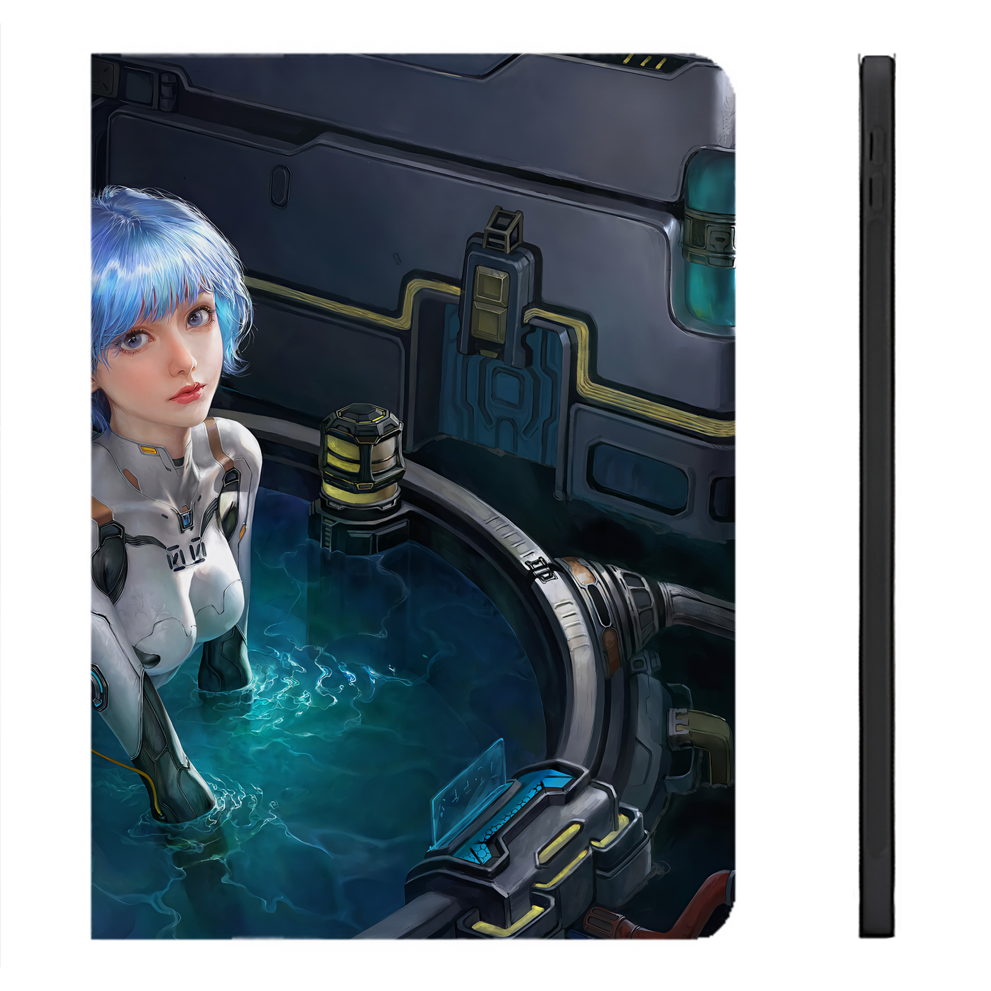 （画像用） EVA 新世紀エヴァンゲリオン IPadケース ペンホルダー付き ブックスタイルデザイン